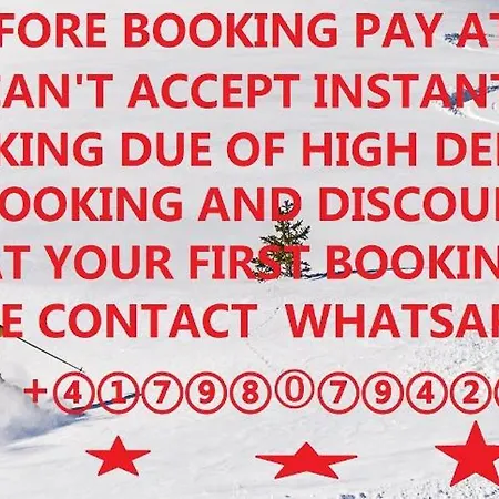 Contact Us At What App - 0041-798-079-427 To Book!! - 8 Bedrooms Chalet In 1850